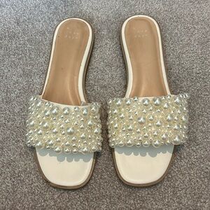 A new day pearl sandals